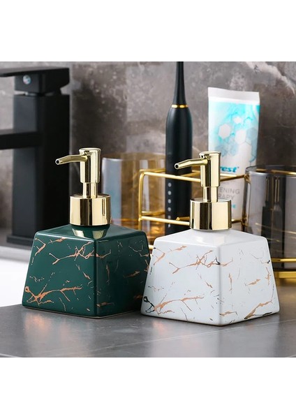 Siyah Stil 250 ml 250 ml Seyahat Mermer Şerit Seramik Şişe Dağıtıcı Sabun Losyon Duş Jeli Boş Şişe Banyo Sıvı Sabun Için Dağıtıcı (Yurt Dışından) modelleri