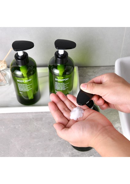 Kahverengi Tarzı 500 ml Doldurulabilir Banyo Sabunluk Pompalı Şişe Şampuan Dispenseri Duş Duvar Saklama Kabı Kremi Losyon Için (Yurt Dışından) modelleri