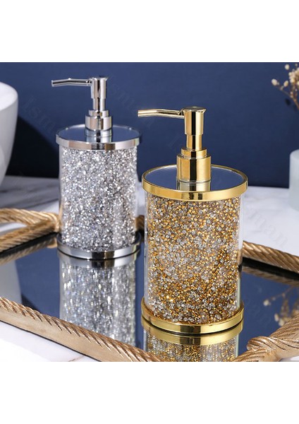 C-8.4X15CM Tarzı Işık Lüks Flaş Elmas Sabun Şişesi Yaratıcı Sabunluk Duş Jeli Şampuanlık Şişe Ev Banyo Aksesuarları (Yurt Dışından) fiyatları