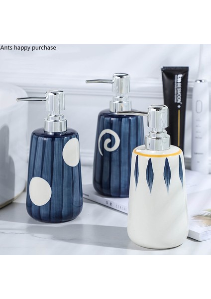 Bir Stil Seramik Losyon Şişesi Taşınabilir Sabunluklar Duş Jeli Şampuan Şişeleri Sabun Şişesi El Temizleyici Şişe Banyo Aksesuarları (Yurt Dışından) fiyatları
