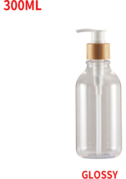 ŞEFFAF-300ML Tarzı Doldurulabilir Pompa Şişeleri Sabunluk Banyo Lavabo El Sabunu Losyon Dispenseri Duş Boş Depolama Şişe Konteyner (Yurt Dışından)
