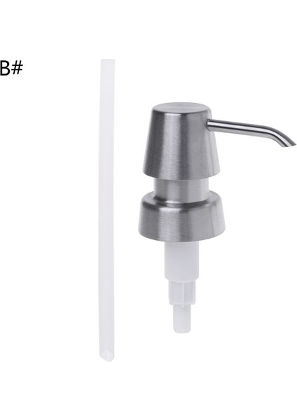 B Tarzı Sıvı Sabunluk Basın Kafası Losyon Pompası Şişe Memesi Dağıtıcı Yedek Kavanoz Tüpü (Yurt Dışından)