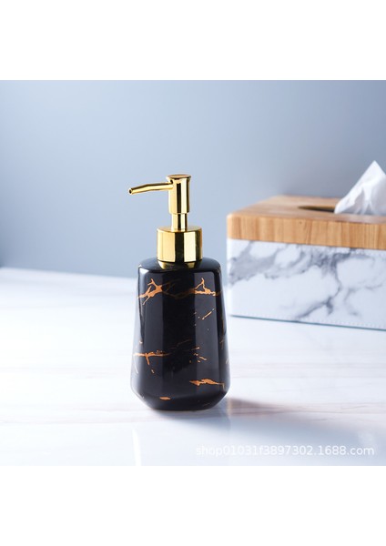 No.2 Tarzı 300 ml Seramik El Dezenfektanı, Duş Jeli, Şampuan, Su Şişesi, Emülsiyon Pres Şişesi, Banyo ve Tuvalet.sabunluk (Yurt Dışından)