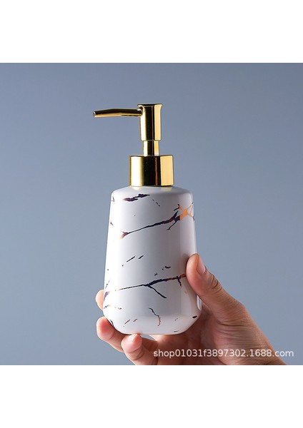 No.2 Tarzı 300 ml Seramik El Dezenfektanı, Duş Jeli, Şampuan, Su Şişesi, Emülsiyon Pres Şişesi, Banyo ve Tuvalet.sabunluk (Yurt Dışından) fırsatları