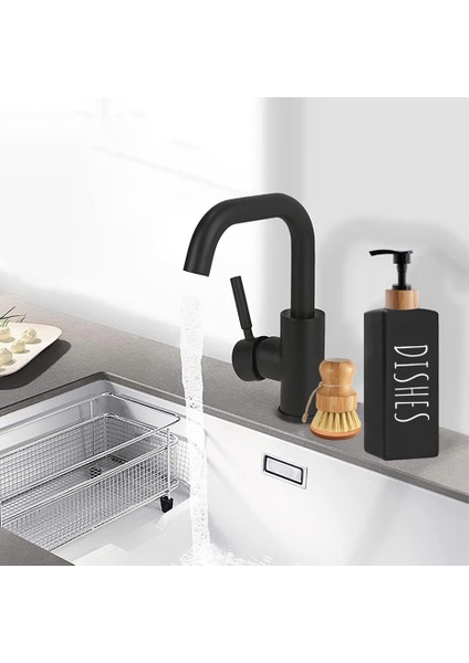 C Tarzı Mutfak Bulaşık Sabunu Dispenseri Kare Bambu Pompa El Sabunu Şişesi Doldurulabilir Banyo Depolama Banyo Dağıtıcı Şişe 500 ml (Yurt Dışından) fırsatları