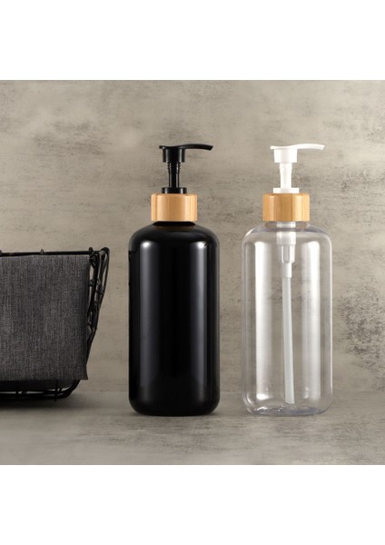 Tepsi Tarzı 500 ml Banyo Şampuanı Losyon Vücut Yıkama Kabı Sabunluk Şişe Su Geçirmez Etiket Doldurulabilir Plastik Boş Şişe (Yurt Dışından) indirimleri