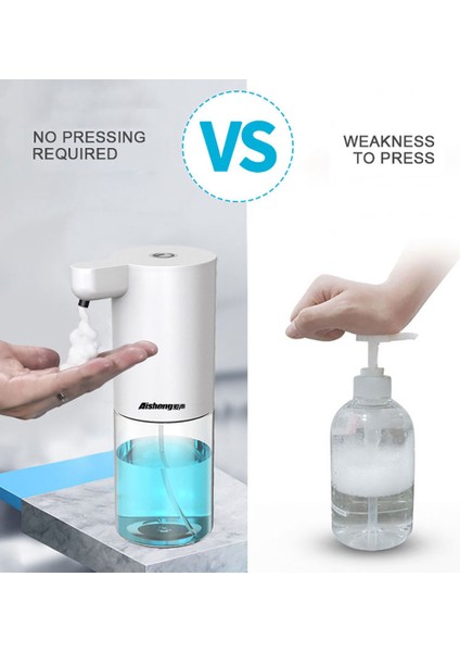 Bir Stil USB Şarj Otomatik Indüksiyon Köpük Sabunluk Daha Az Akıllı Kızılötesi Sensör El Yıkayıcılar Mutfak Banyo Yardımcısı (Yurt Dışından) fırsatları