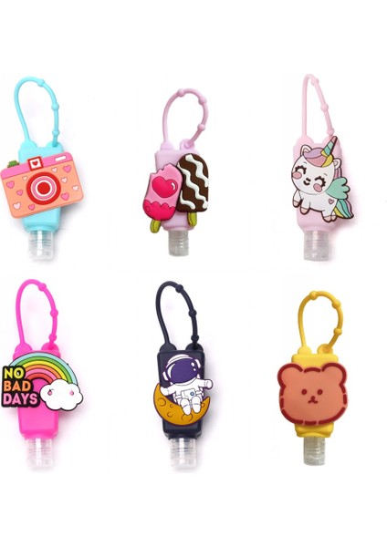 G Tarzı Yeni Taşınabilir 30ML Sevimli Silikon Mini El Dezenfektanı El Jeli Tutucu Güvenli Jel Tutucu Seyahat Şampuan Sabunluk Şişesi (Yurt Dışından) modelleri