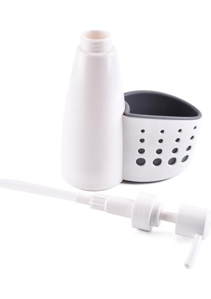 Beyaz Stil 400 ml Çok Fonksiyonlu 2'si 1 Arada Mutfak Süngeri Tutucu 400 ml Sıvı Deterjan Kabı Kutu Sabunluk Mutfak El Temizleyici (Yurt Dışından) indirimleri
