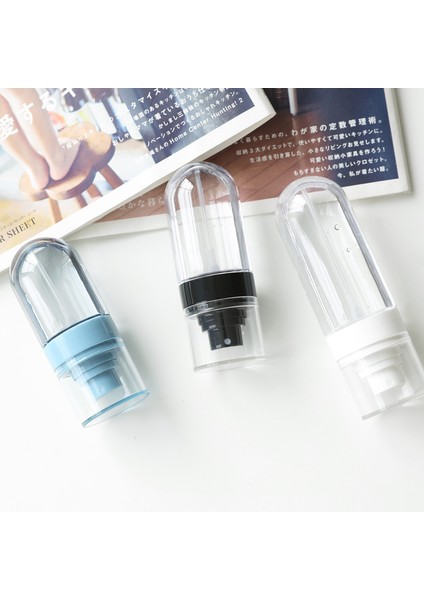 Beyaz Stil 60ML Doldurulabilir Set Makyaj Sprey Şişesi Taşınabilir Seyahat Toner Atomize Şişe Parfüm Boş Konteyner Kadın Kozmetik Makyaj Araçları (Yurt Dışından) indirimleri