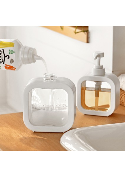 500 ml Tarzı ml Banyo Sabunluklar El Geri Basın Şişe Doldurulabilir Losyon Şampuan Sıvı Dağıtıcı Taşınabilir Banyo Organizatör (Yurt Dışından) fırsatları