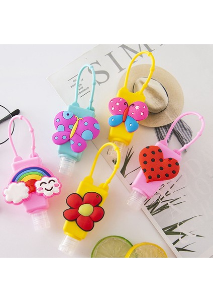 Q Tarzı Seyahat Taşınabilir Güvenli Jel Tutucu Asılabilir Sıvı Sabunluk Konteynerleri Sevimli Fil Hayvan Kalp Mini El Temizleyici Tutucu (Yurt Dışından) modelleri