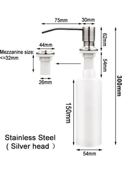 Siyah Stil 300 ml Mutfak Sabunluk Lavabo Sıvı Dağıtıcı Siyah Abs Dağıtıcı Deterjan Sıvı Sabunluk Pompaları Sıcak！ (Yurt Dışından) modelleri