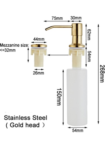 Siyah Stil 300 ml Mutfak Sabunluk Lavabo Sıvı Dağıtıcı Siyah Abs Dağıtıcı Deterjan Sıvı Sabunluk Pompaları Sıcak！ (Yurt Dışından) indirimleri