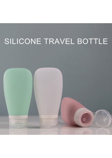 P Tarzı 90ML Kozmetik Şişe Silika Jel Mini Boş Konteyner Cilt Bakımı Duş Jeli Şampuan Kavanozları Taşınabilir Ekstrüzyon Şişeleme Seyahat Aksesuarları (Yurt Dışından) fırsatları