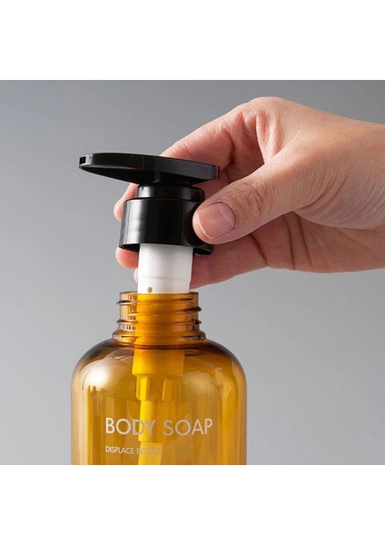 KAHVERENGI-500ML Tarzı Şampuan Şişelenmiş Set 300MLML Sabunluk Vücut Yıkama Saç Kremi Doldurulabilir Şişe Banyo Plastik Saklama (Yurt Dışından) indirimleri