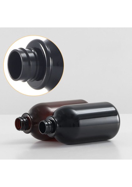 KAHVERENGI-300ML Tarzı ml Sabunluk Banyo Için Büyük Kapasiteli Şampuan Duş Jeli Şişeleri Doldurulabilir Losyon Sıvı Saklama Kabı (Yurt Dışından) modelleri