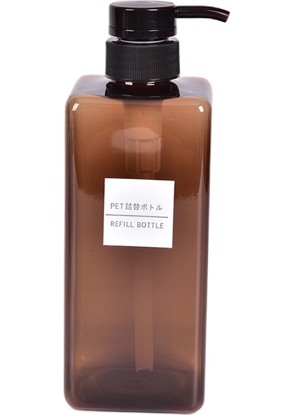 Br Tarzı SICAK!650ML Plastik Boş Pompalı Dispenser Şişesi Şampuan Losyon Duş Jeli Şişesi (Yurt Dışından)