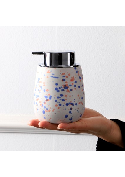 Siyah-S Tarzı 400 ml Beyaz Seramik Sabunluk Şişe Duş Jeli Dağıtıcılar Taşınabilir Sıvı Sabunluk Losyon Dağıtım Banyo Aksesuarları (Yurt Dışından) modelleri