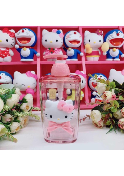 Çikolata Tarzı 450 ml Banyo Sabunluk Kitty Plastik Sabun Şişesi Duş Banyo Şişesi Taşınabilir Ev Seyahat Losyon Şişesi Mutfak (Yurt Dışından) indirimleri