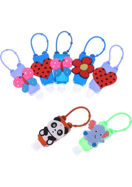 Q Tarzı Seyahat Taşınabilir Güvenli Jel Tutucu Asılabilir Sıvı Sabunluk Konteynerleri Sevimli Fil Hayvan Kalp Mini El Temizleyici Tutucu (Yurt Dışından) indirimleri