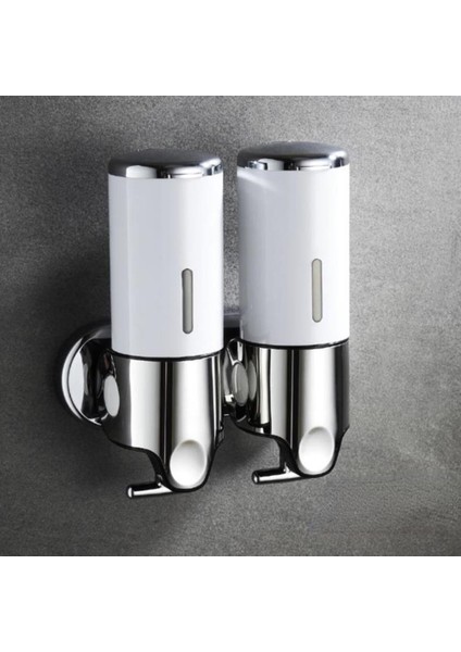 GÜMÜŞ-1000ML Tarzı Duvara Monte Duş Dispenseri Seti - Duş Duvarı Için Paslanmaz Çelik El Sabunu Dispenseri Şampuan Dispenseri 3 Odacıklı 17OZMLX2 (Yurt Dışından) fırsatları