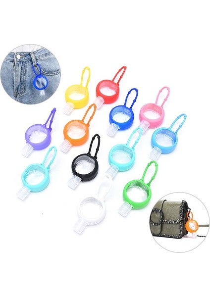 Tpk Stili ml Sevimli Silikon Mini El Dezenfektanı El Jeli Tutucu Taşınabilir Güvenli Jel Tutucu Seyahat Şampuan Sabunluk Şişesi (Yurt Dışından) fırsatları