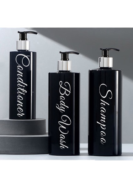 Erik Tarzı 500 ml Şampuan Saç Kremi Disepnser Şişesi Otel Batnroom Duş Jeli Losyon Saklama Kabı Yeniden Kullanılabilir Boş Pompa Şişesi (Yurt Dışından) fiyatları