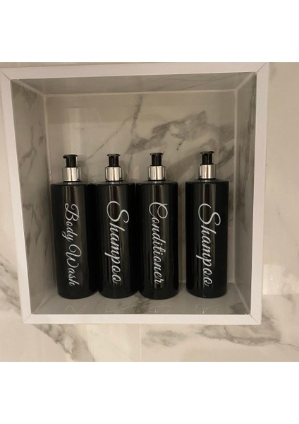 Erik Tarzı 500 ml Şampuan Saç Kremi Disepnser Şişesi Otel Batnroom Duş Jeli Losyon Saklama Kabı Yeniden Kullanılabilir Boş Pompa Şişesi (Yurt Dışından) modelleri