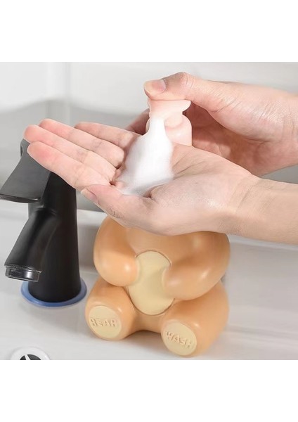 D Tarzı Güzel Ayı Köpük Sabunluk Losyon Saklama Kabı Şampuan Duş Basın Boş Şişeler Banyo Aksesuarları (Yurt Dışından) modelleri