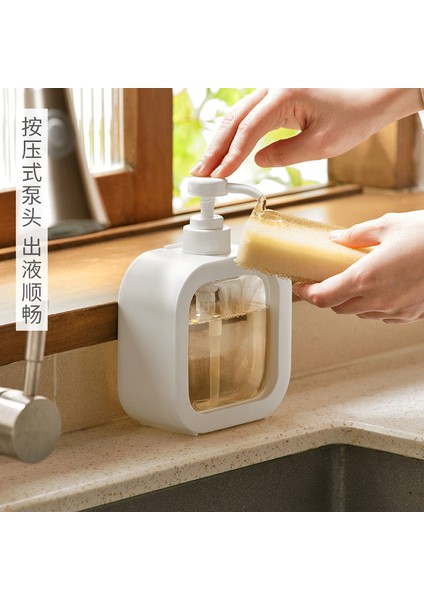 500ML Tarzı ml Banyo Sabunluklar Doldurulabilir Losyon Şampuan Duş Jeli Tutucu Taşınabilir Seyahat Dağıtıcı Boş Banyo Pompası Şişesi (Yurt Dışından) modelleri