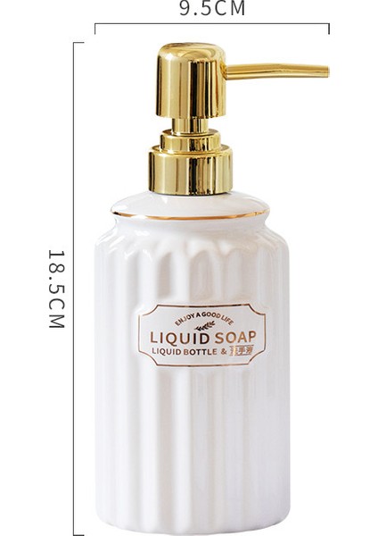 B1 Stili 370 ml 1 Adet Modern Sıvı Sabun Şişeleri Seramik Saf Renk Banyo Temizleyici Şişeler Bileklik El Dağıtıcı Tuvalet Aksesuarları (Yurt Dışından)