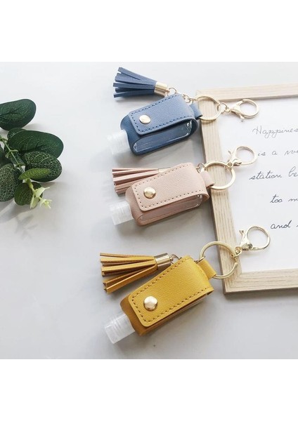 Yeşil Stil 30ML 30ML Hidroalkolik Jel Anahtarlık El Temizleyici Kılıfı Mini Eller Taşınabilir Hidroalkolik Jel Şişe Deri Kılıf Sağlık Anahtarlık (Yurt Dışından) indirimleri