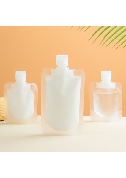 30 ml Tarzı 15 Adet Seyahat Doldurulabilir Kapaklı Ambalaj Çantası, Boş Sıkma Plastik Stand Up Emzik Kese Losyon Şampuan Için 30ML 50ML 100ML (Yurt Dışından) fiyatları