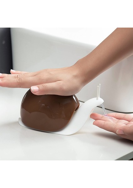 C Tarzı 120ML Taşınabilir Sabunluklar Salyangoz Şeklindeki Şampuan Duş Jeli Tutucu Sabun Yıkama Saç Kremi Losyonlar Banyo Basın Sabunluk (Yurt Dışından) fırsatları