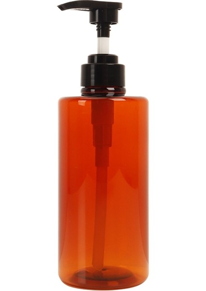 Turuncu Tarzı 500 ml ml Şampuan Şişeleri Sıvı Sabunluk Boş Pres Tipi Şişe Vücut Yıkama Losyonu Şişesi Taşınabilir Banyo Aksesuarları (Yurt Dışından)
