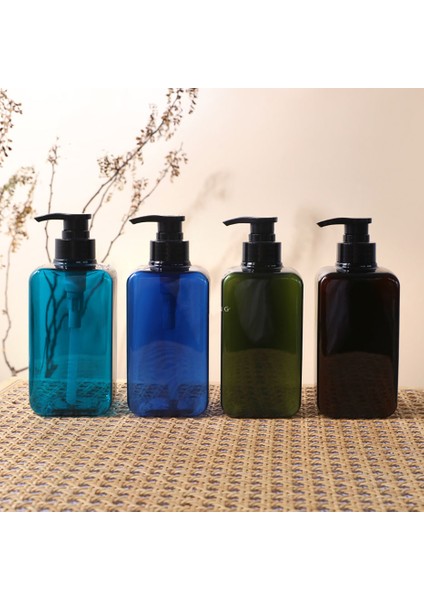 Etiketler-Siyah Tarzı Kare Sabunluk Banyo Şampuanı Saç Kremi Losyon Şişesi Su Geçirmez Etiketler ile Doldurulabilir Boş Şampuan Pompası Şişesi (Yurt Dışından) fırsatları