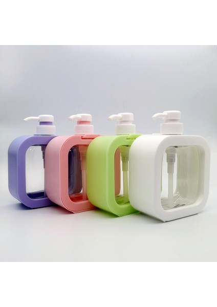 Pembe Tarzı 300 ml 5 Renk Banyo Sabunluklar Doldurulabilir Losyon Şampuan Duş Jeli Tutucu Taşınabilir Seyahat Dağıtıcı Boş Banyo Pompası Şişesi (Yurt Dışından) fiyatları
