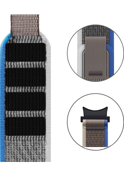 Galaxy Watch 6 40-44MM - Watch 6 Classic 43-47MM Uyumlu Kavisli Tasarım Trail Saat Kordonu modelleri