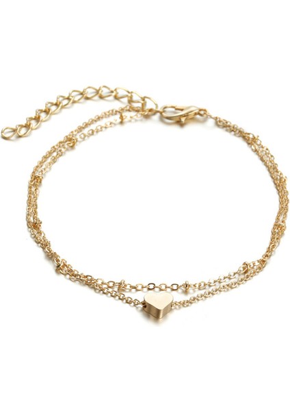 S017 Bohemian Boncuk Ayak Bileği Bilezik Kadınlar Için Bacak Zinciri Yuvarlak Püskül Halhal Yaz Vintage Ayak Takı Aksesuarları Enkelbandje (Yurt Dışından)