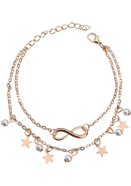 S017 Bohemian Boncuk Ayak Bileği Bilezik Kadınlar Için Bacak Zinciri Yuvarlak Püskül Halhal Yaz Vintage Ayak Takı Aksesuarları Enkelbandje (Yurt Dışından) modelleri