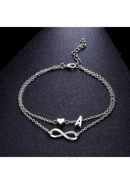 Ben Altıngümüş Renk Türk Gözler Boncuk Halhal Kadın Sandalet Pulseras Tobilleras Mujer Kolye Halhal Bilezik Ayak Takı (Yurt Dışından)