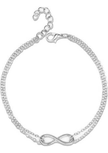 Gümüş Altıngümüş Renk Türk Gözler Boncuk Halhal Kadın Sandalet Pulseras Tobilleras Mujer Kolye Halhal Bilezik Ayak Takı (Yurt Dışından)