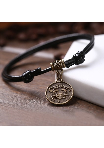 Kanser Womeonstellations Zodyak Için Goth Halhal Kayışı Yaratıcı Ayak Bilezik El Yapımı Çift Halhal Yaz Takısı Plaj Için (Yurt Dışından)