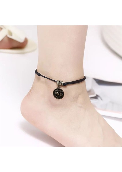 Kanser Womeonstellations Zodyak Için Goth Halhal Kayışı Yaratıcı Ayak Bilezik El Yapımı Çift Halhal Yaz Takısı Plaj Için (Yurt Dışından) fiyatları