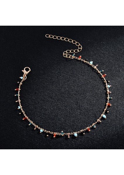 SI063 Moda Ayak Bileği Bilezik Halhal Kadınlar Için Plaj Aksesuarları Ayak Bileği Bilezik Paslanmaz Çelik Bacak Bilezik Sandalet Ayak Takı (Yurt Dışından) fırsatları