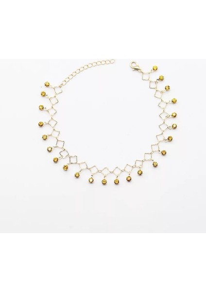 JL0073-7 Basit Moda Metal Ayak Zincir Halhal Kadınlar Için Kolye Taklidi Kişilik Halhal Bilezik Ayak Takı Düğün Hediyeleri Üzerinde (Yurt Dışından)