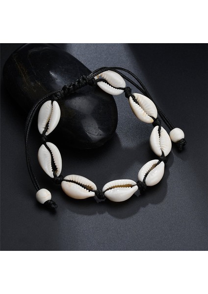 NO.50449 Boyutu Wukalo Bohemian Doğal Kabuk Halhal Kadınlar Için Ayak Takısı Yaz Plaj Yalınayak Bilezik Bacak Chian Kadın Aksesuarları (Yurt Dışından) modelleri