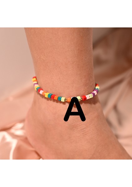 A Renkli Ilk Halhal Bilezik Kadınlar Için Bacak Üzerinde Moda Ayarlanabilir Kadın Halhal Yalınayak Bacak Zinciri Plaj Takı (Yurt Dışından)