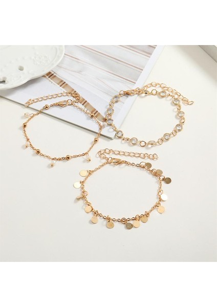 No.4 Boyutu 2022 Moda Bohemian Halhal Bilezik Bacak Zinciri Yaz Plaj Bacak Bilezik Charm Halhal Takı Hediye Kadın Aksesuarları (Yurt Dışından) indirimleri